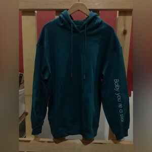 Teal Hoodie mid-weight